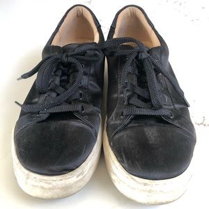 Casual, comfortable black sneakers